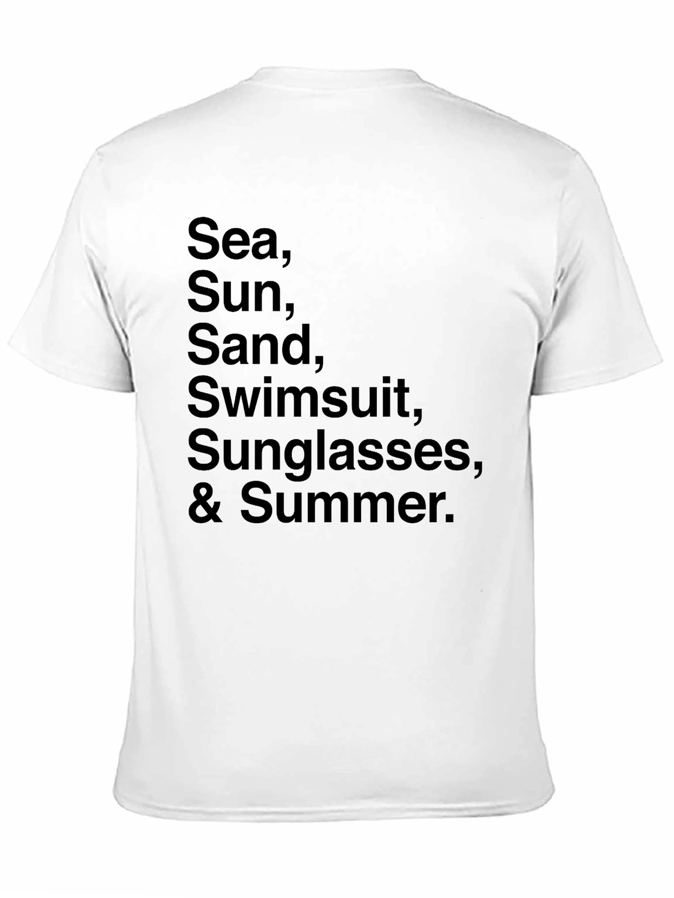Summer Essentials Black T-Shirt