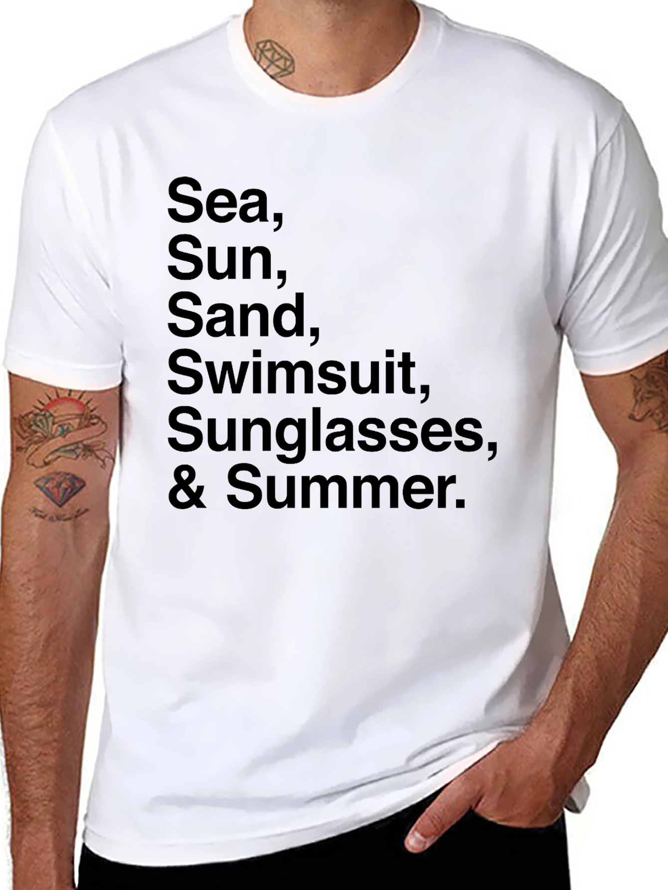 Summer Essentials Black T-Shirt