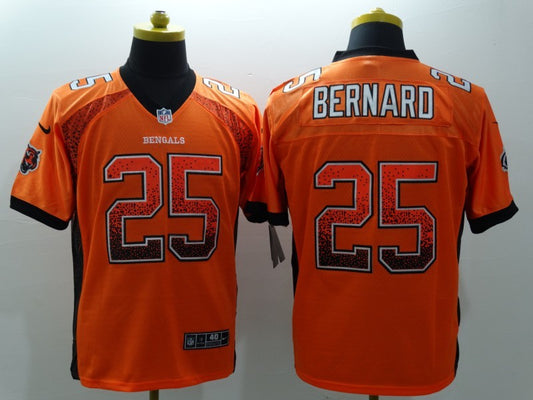 Men's Cincinnati Bengals Giovanni Bernard #25 Orange Game Jerseys