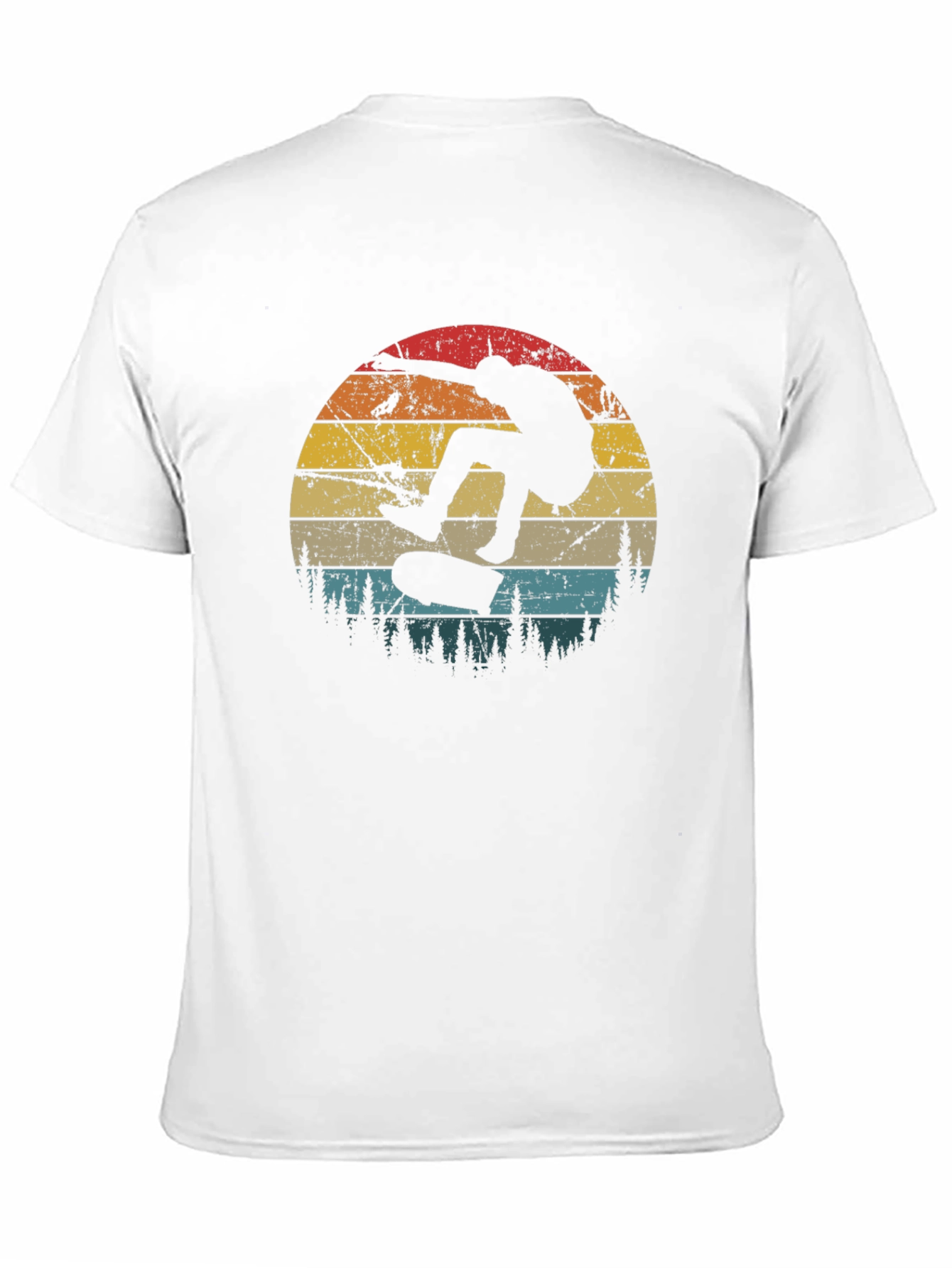 Skateboarding Sunset Graphic Tee - Retro Style