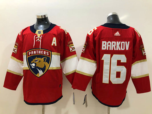 Men's Florida Panthers Aleksander Barkov #16 Red Home Breakaway Player Jerseys