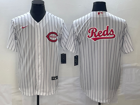 Men's Cincinnati Reds White 2022 MLB at Field of Dreams Game Authentic Team Jerseys