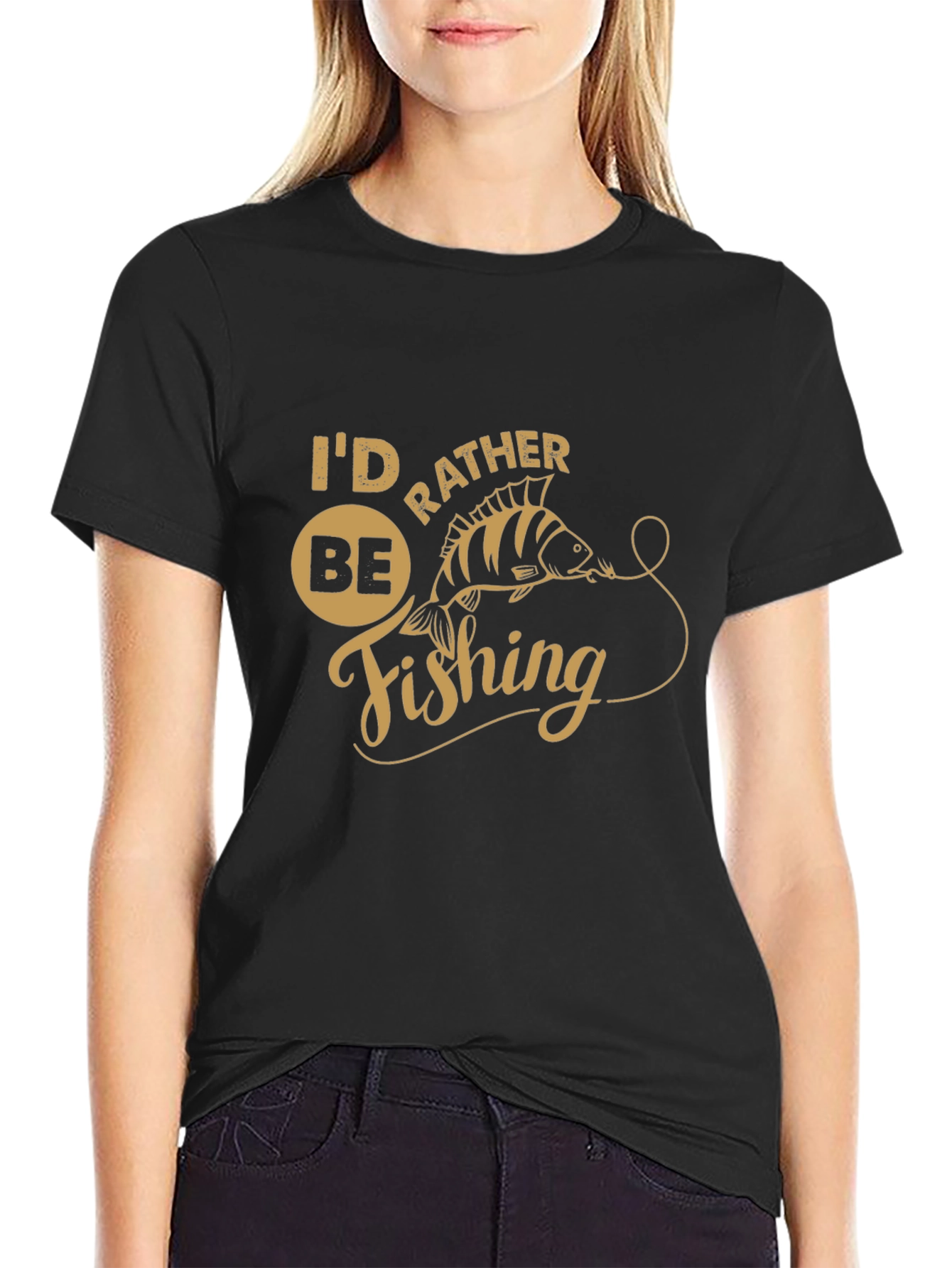 Id Rather Be Fishing T-Shirt