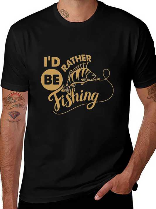 Id Rather Be Fishing T-Shirt