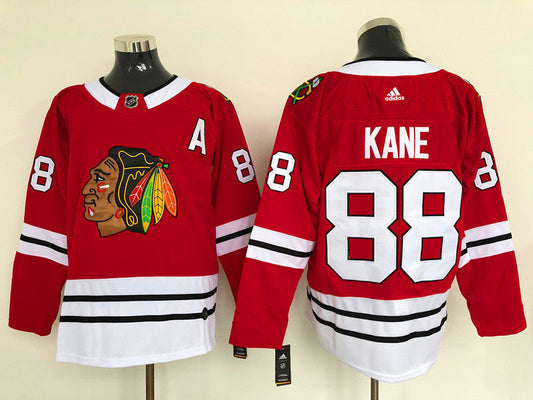 Men's Chicago Blackhawks Patrick Kane #88 Red Home Breakaway Player Jerseys