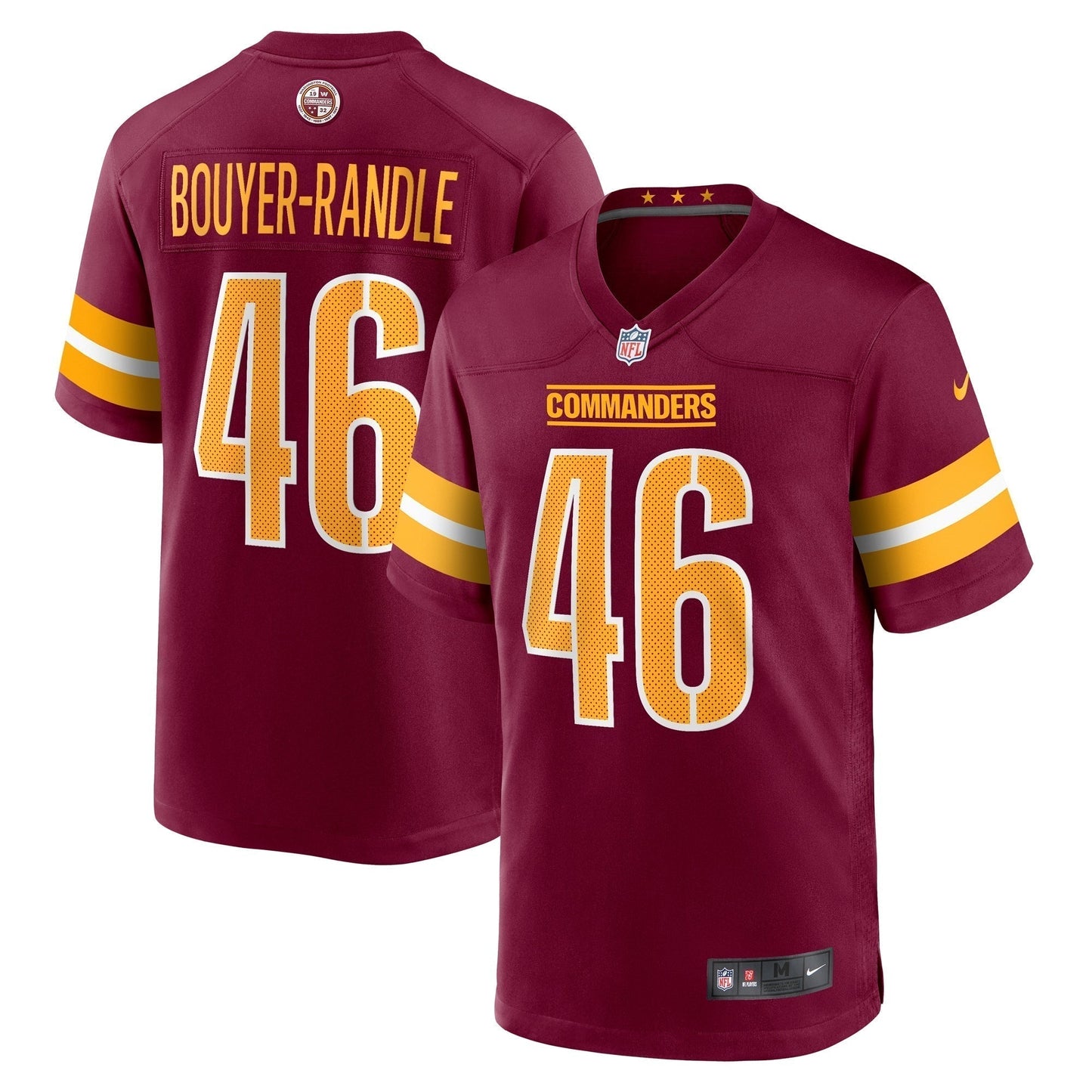 Brandon Bouyer-Randle Washington Commanders Nike Game Jersey - Burgundy