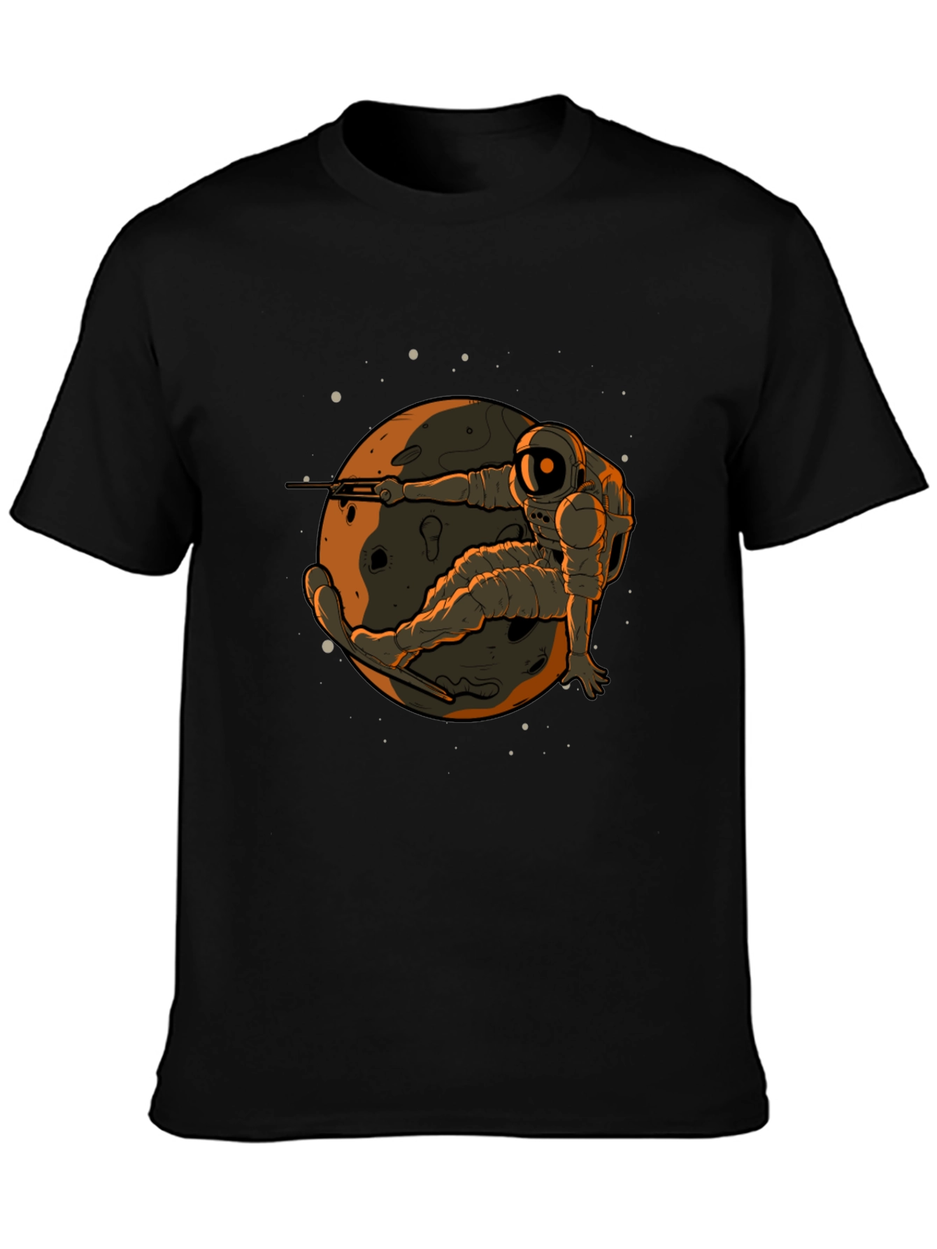 Astronaut Skateboard T-Shirt - Stylish Graphic Tee