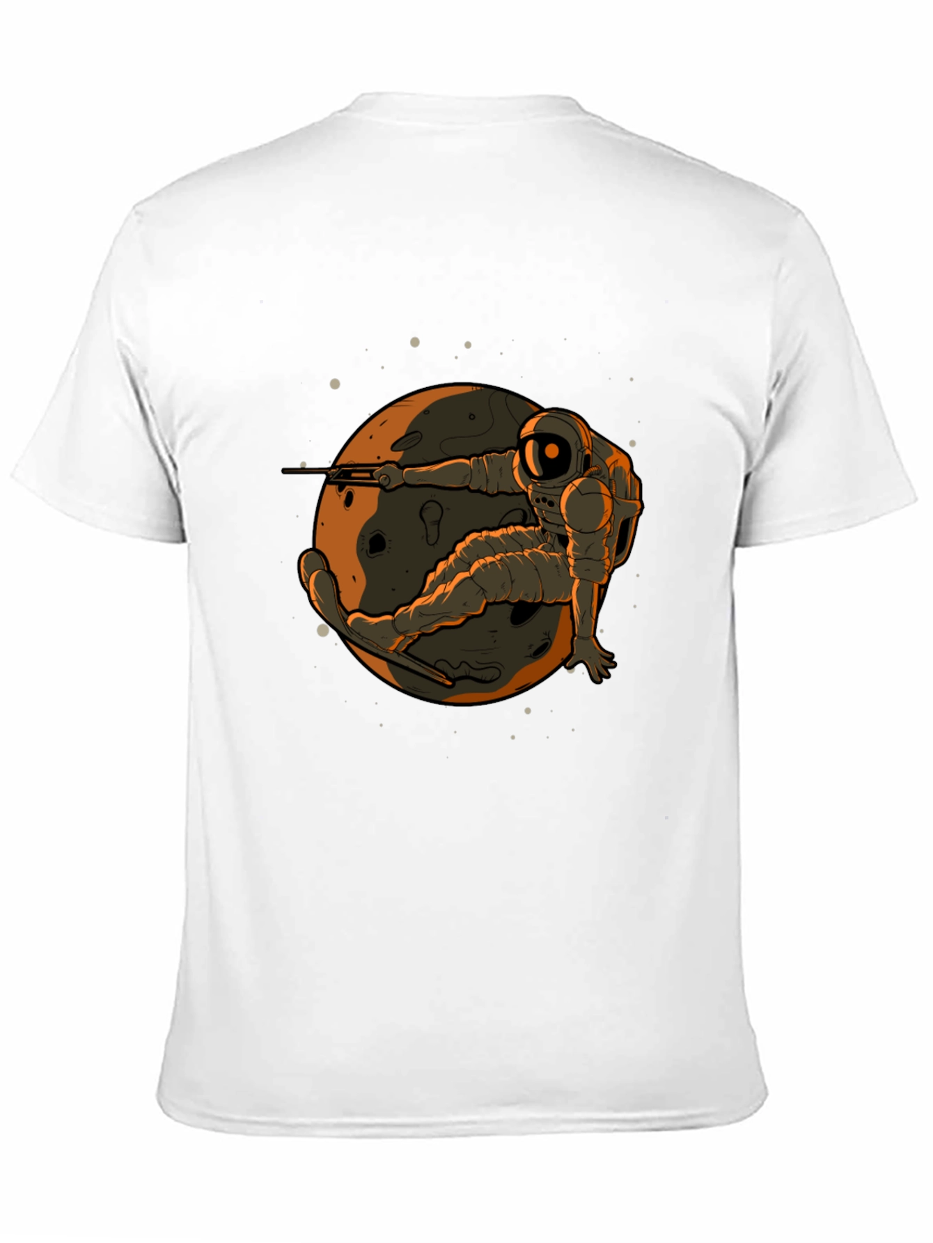 Astronaut Skateboard T-Shirt - Stylish Graphic Tee