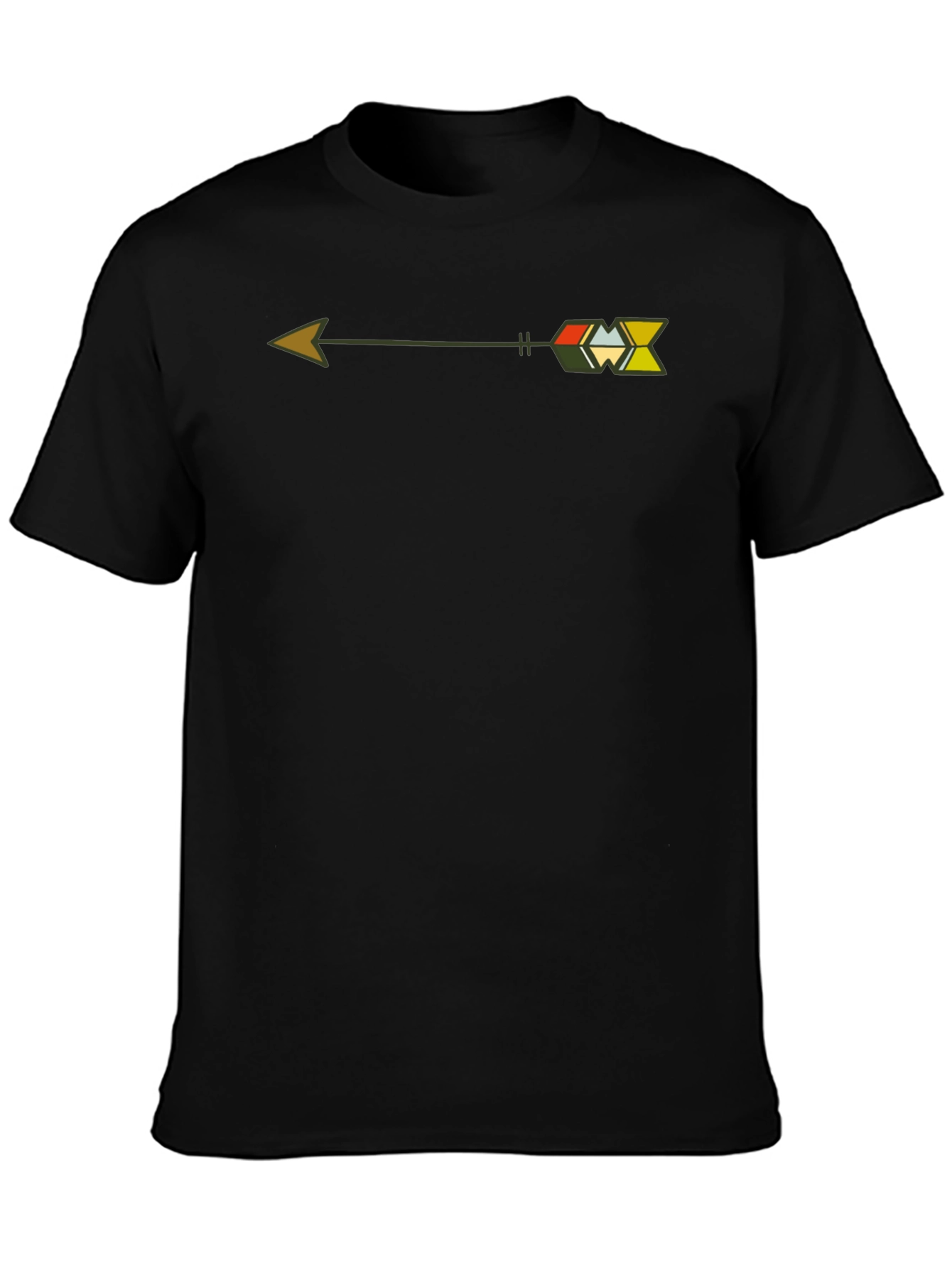 Tribal Arrow Graphic T-Shirt - Casual Style