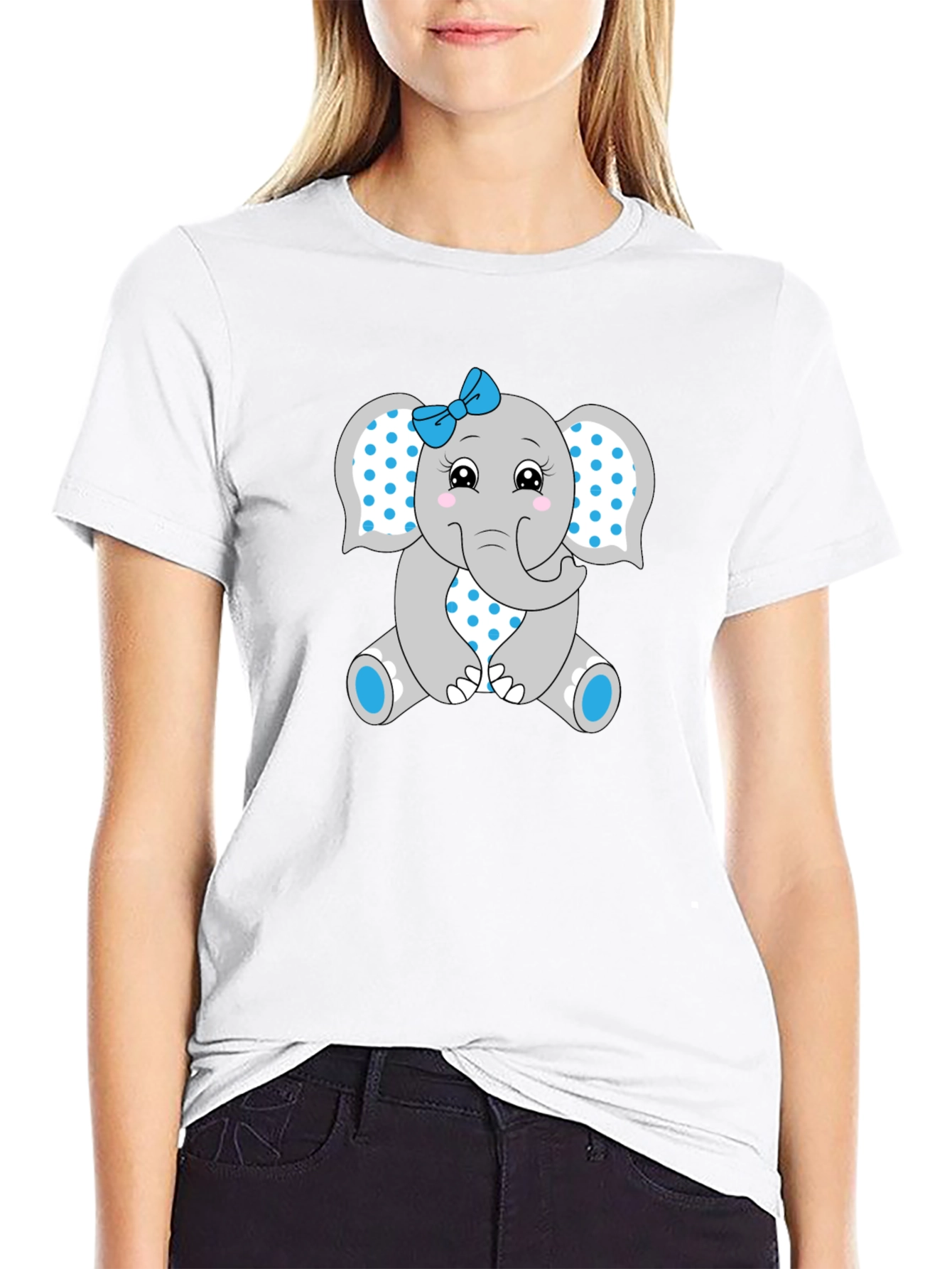 Cute Elephant Graphic Tee