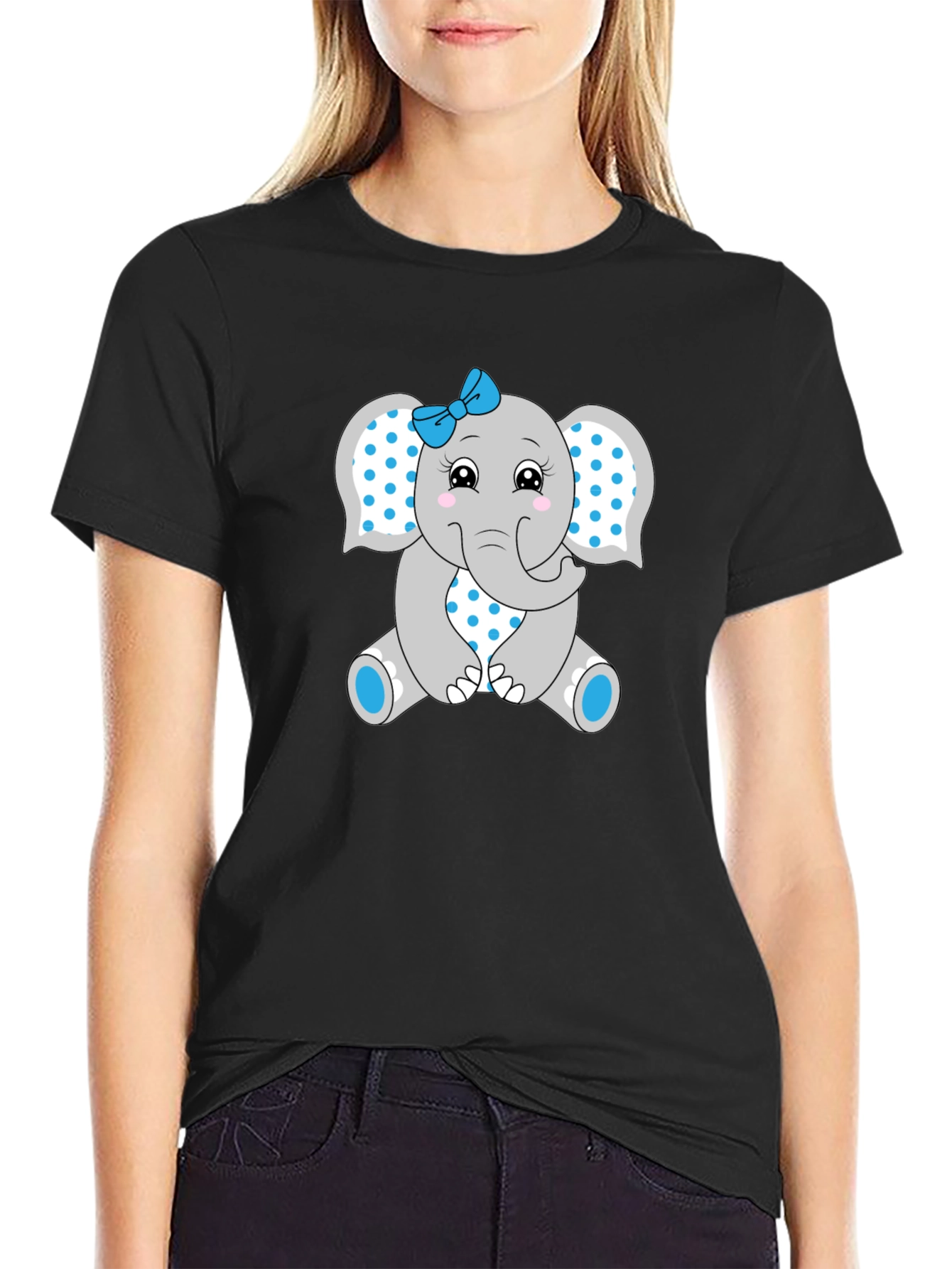 Cute Elephant Graphic Tee