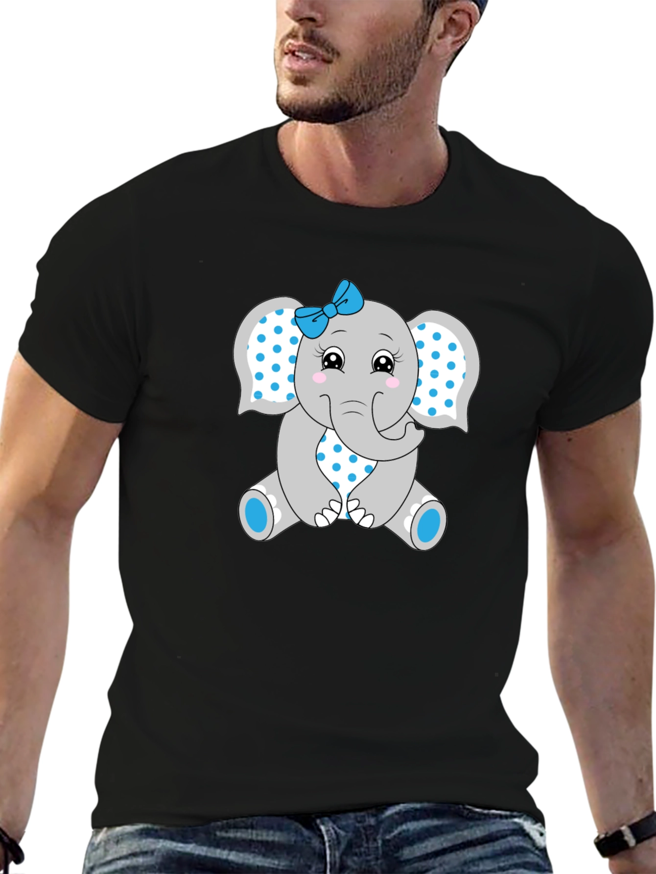 Cute Elephant Graphic Tee