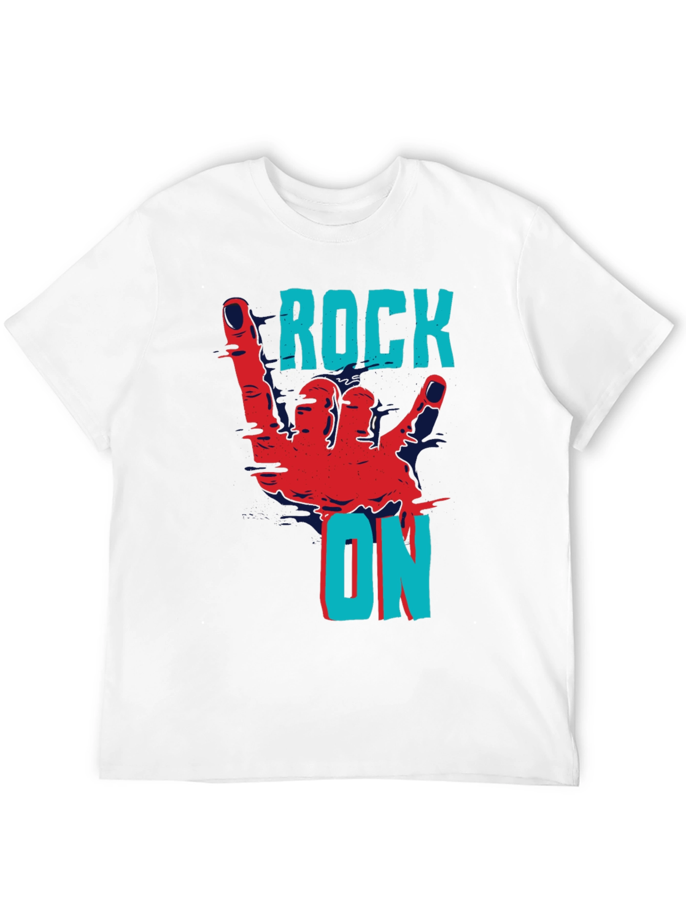 Rock On Graphic Tee - Black