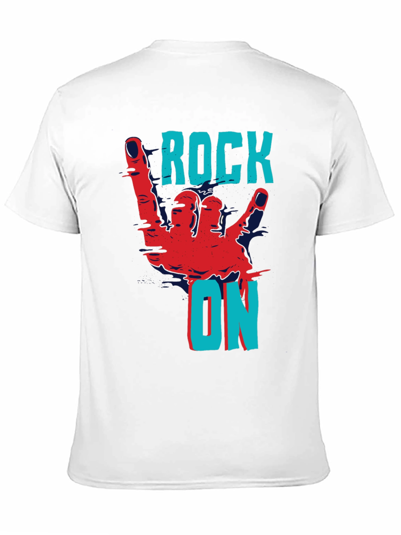 Rock On Graphic Tee - Black