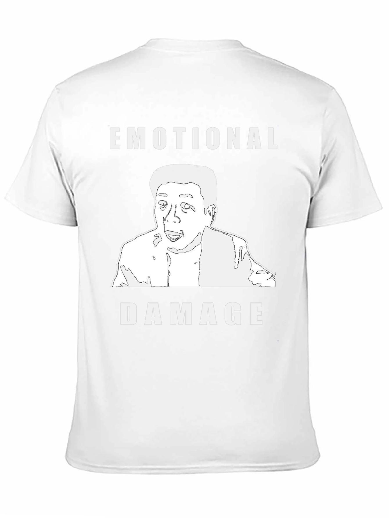 Emotional Damage Graphic T-Shirt - Black