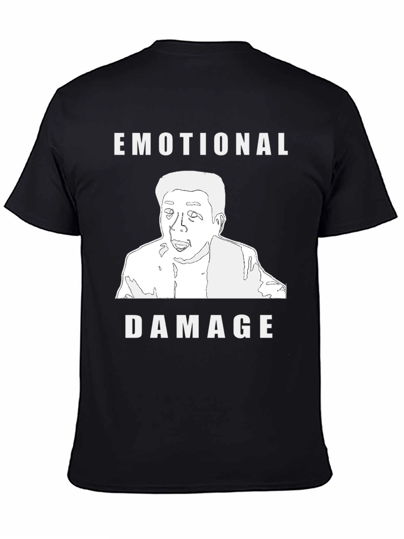 Emotional Damage Graphic T-Shirt - Black