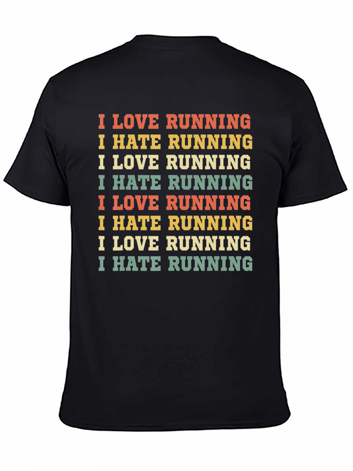 Funny Running T-Shirt - Love/Hate Design