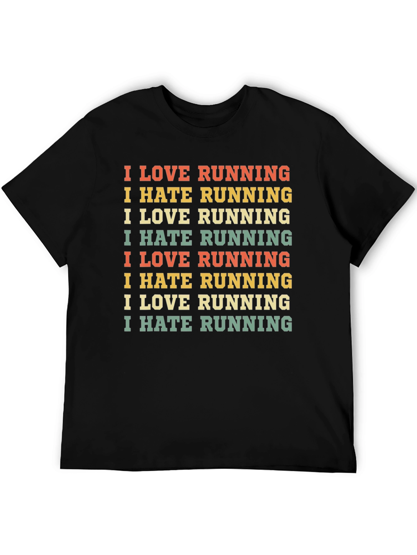 Funny Running T-Shirt - Love/Hate Design