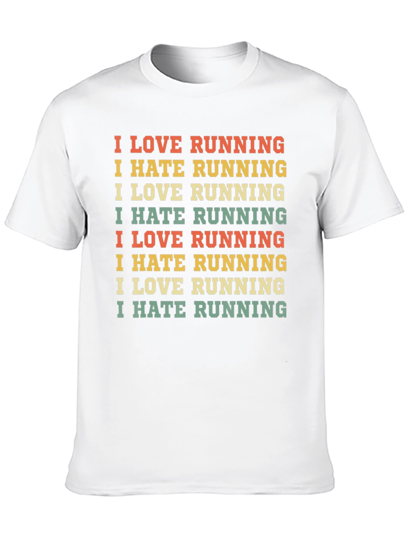 Funny Running T-Shirt - Love/Hate Design
