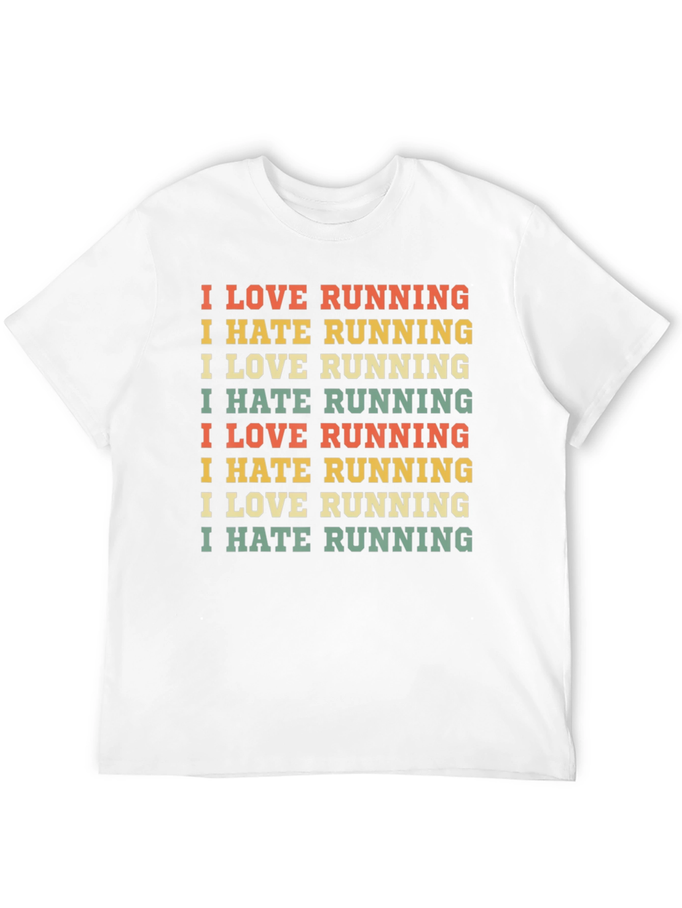 Funny Running T-Shirt - Love/Hate Design