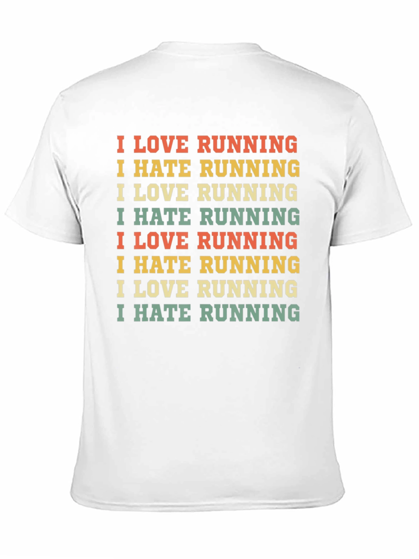 Funny Running T-Shirt - Love/Hate Design