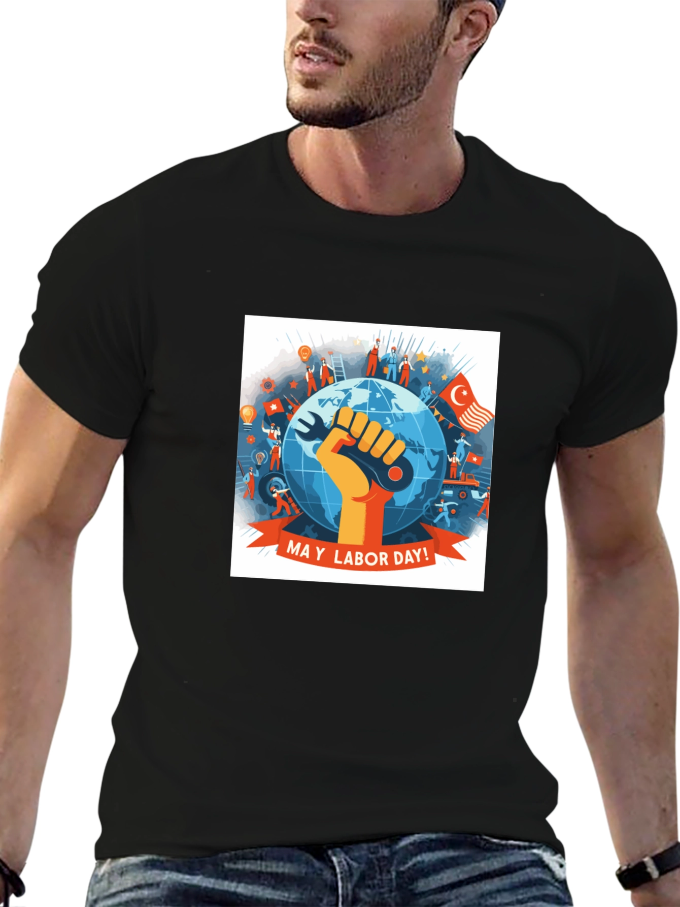 Labor Day Graphic Tee - Celebrate Workers!