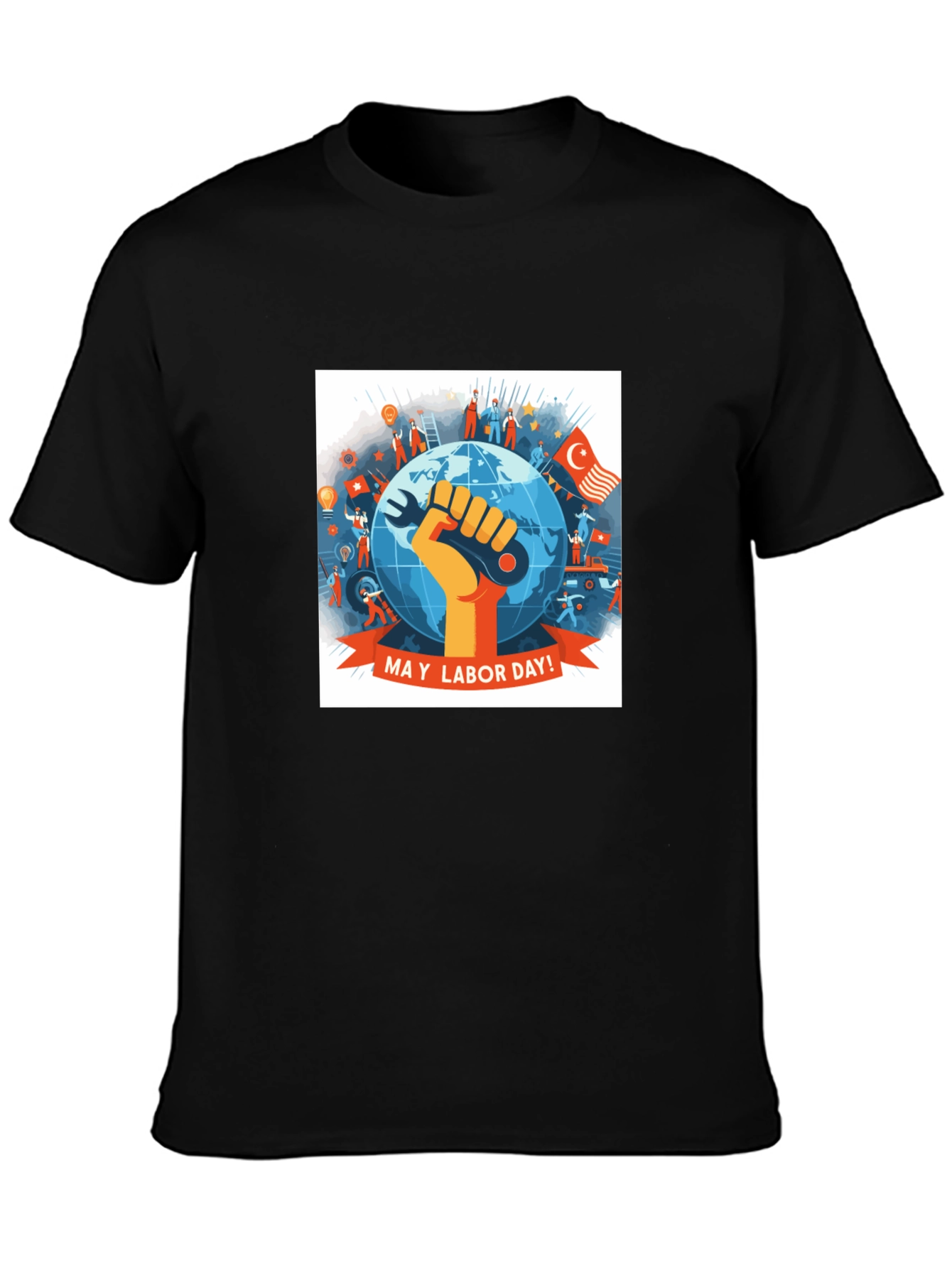 Labor Day Graphic Tee - Celebrate Workers!