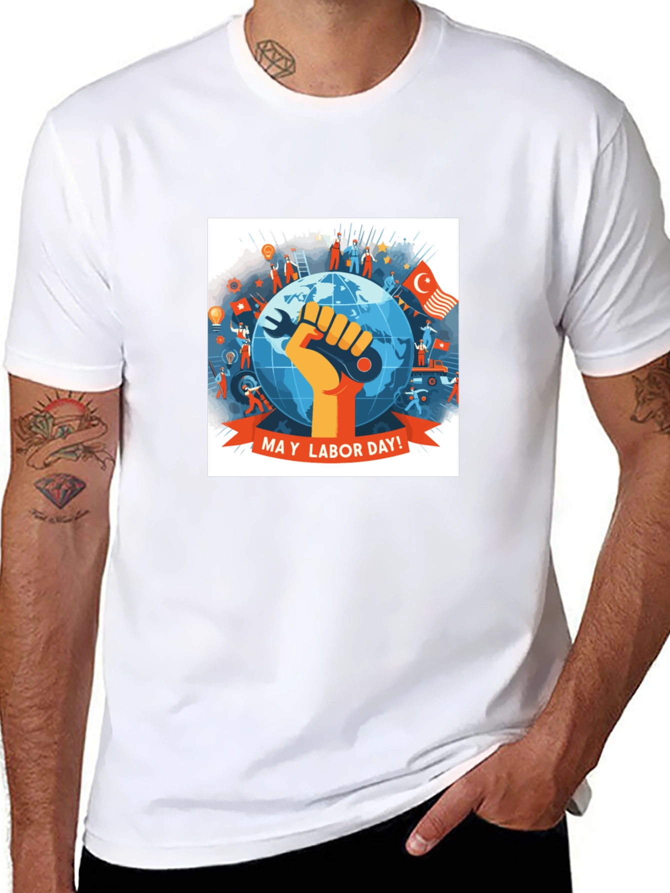 Labor Day Graphic Tee - Celebrate Workers!