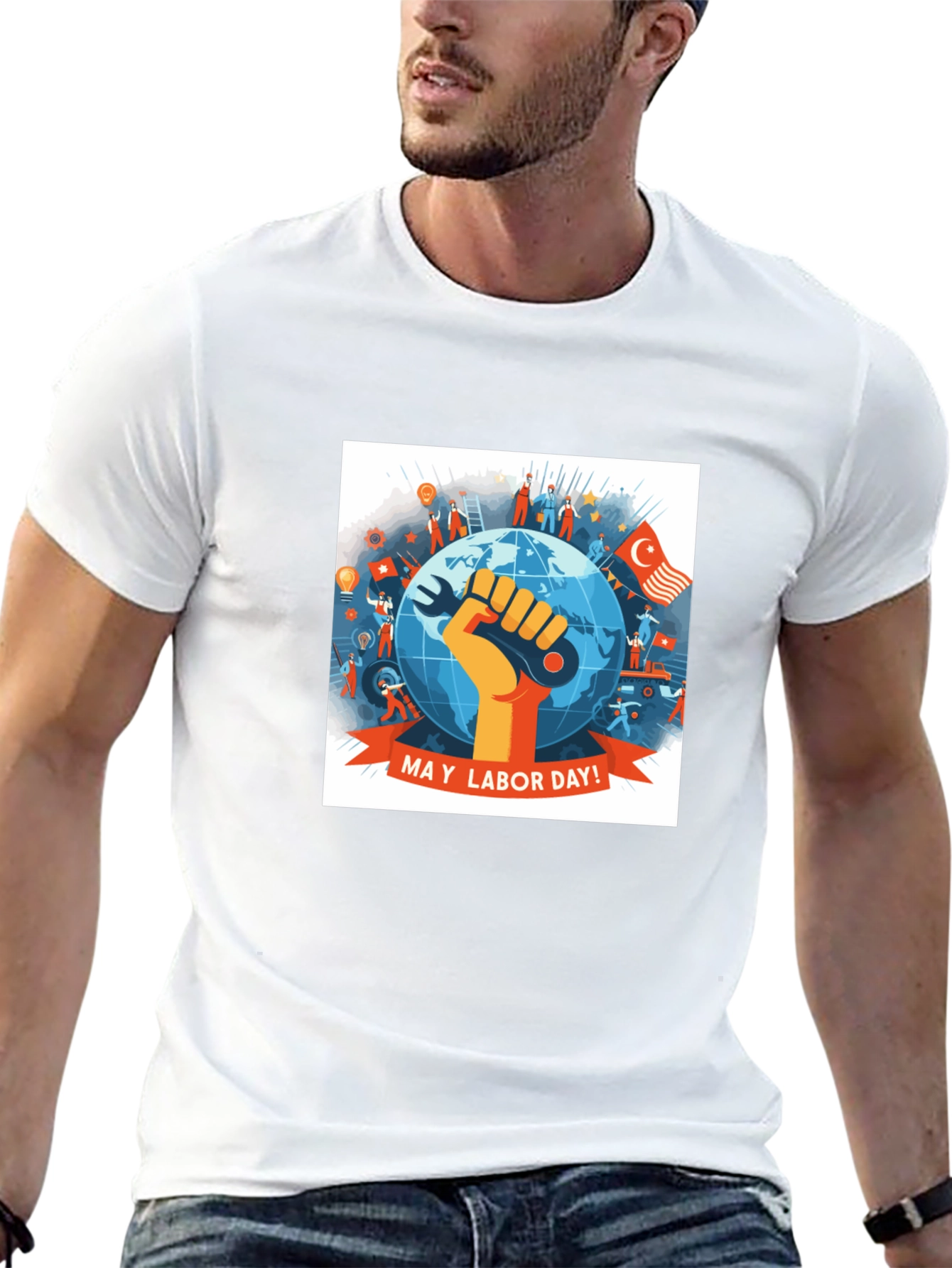 Labor Day Graphic Tee - Celebrate Workers!