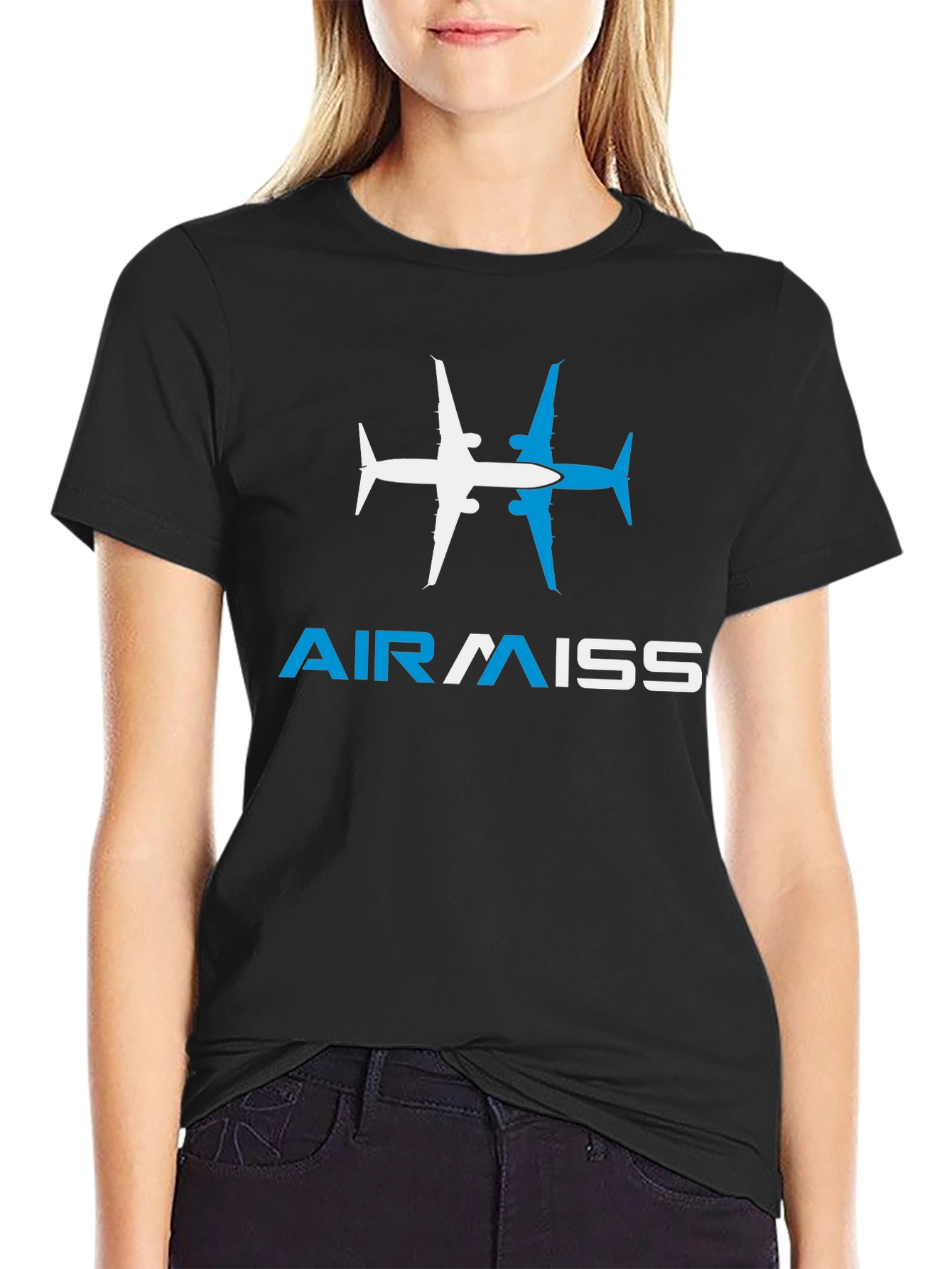 AirMiss Airplane Graphic T-Shirt