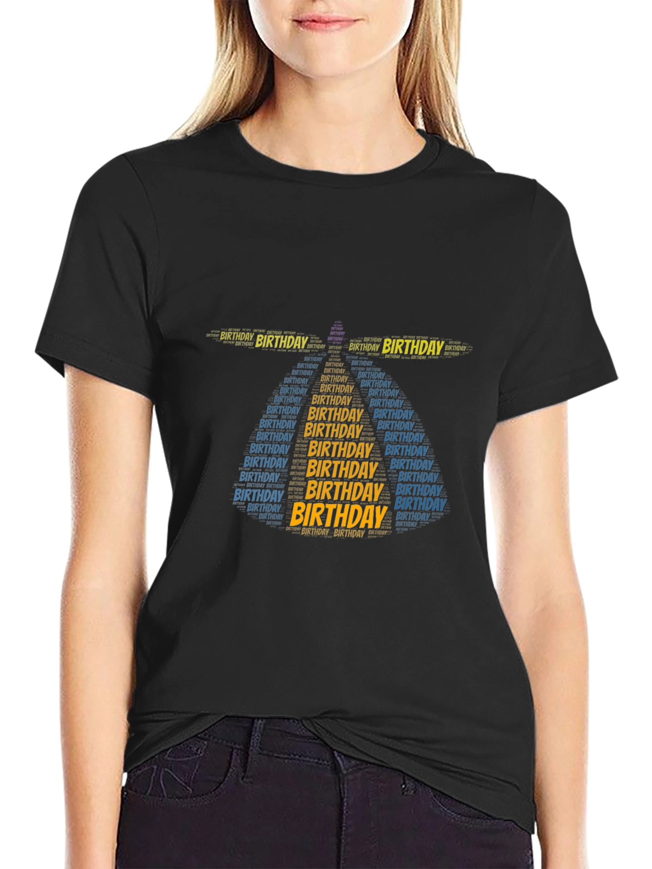 Birthday Word Art T-Shirt