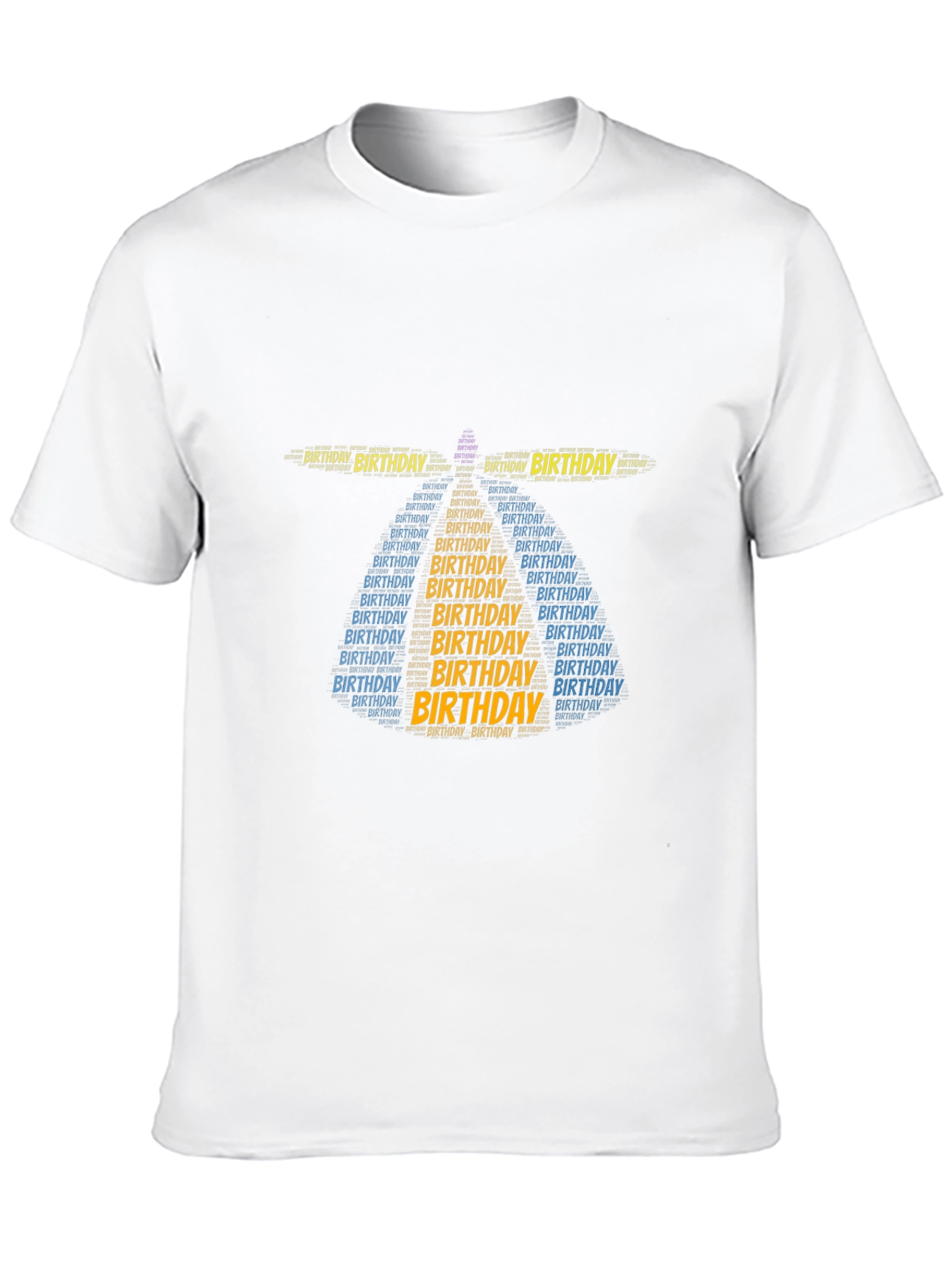 Birthday Word Art T-Shirt