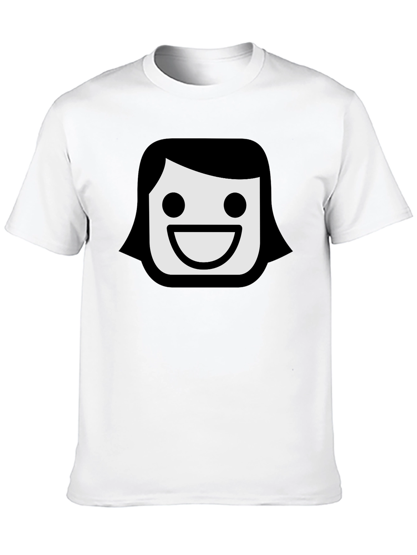 Smiling Face Emoji T-Shirt - Black Graphic Tee