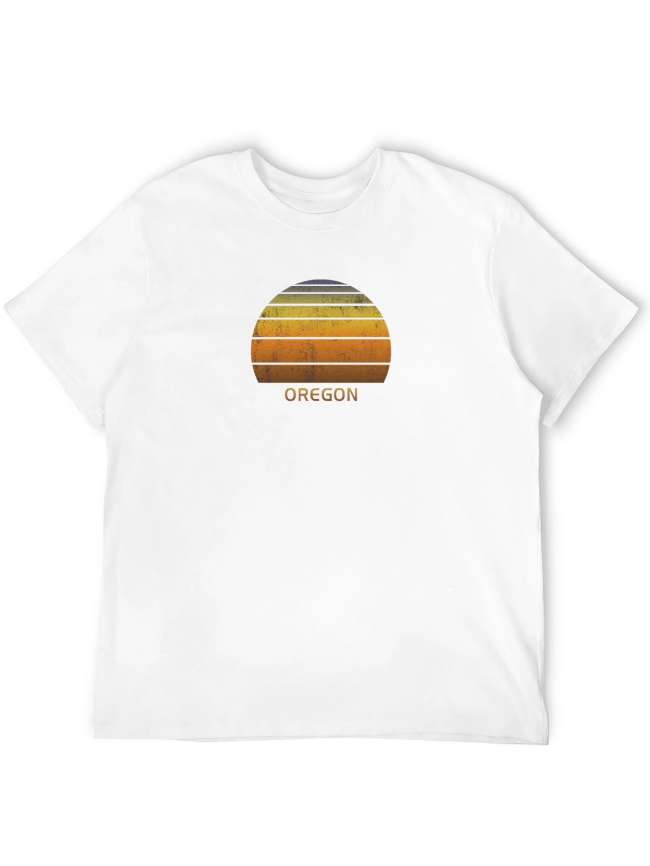 Oregon Sunset Graphic Tee - Retro Style