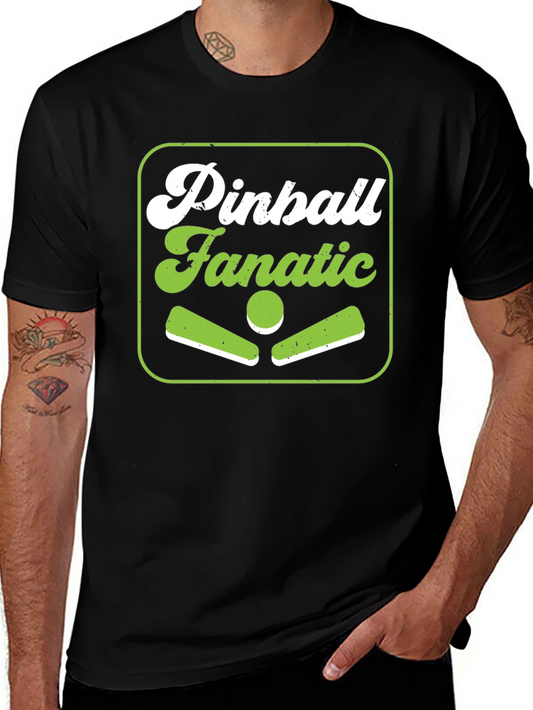 Pinball Fanatic T-Shirt - Retro Gaming Tee