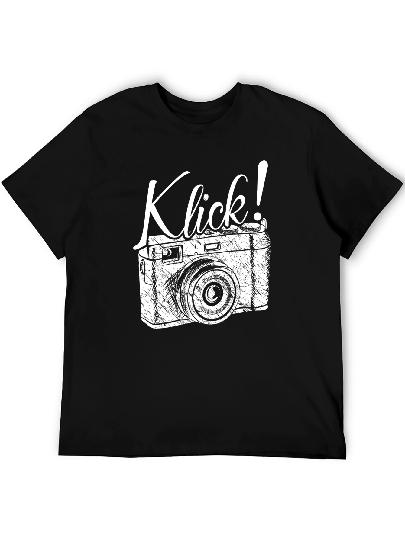 Klick! Camera Graphic T-Shirt - Retro Style