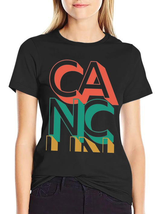 Retro Cancun Graphic T-Shirt - Black