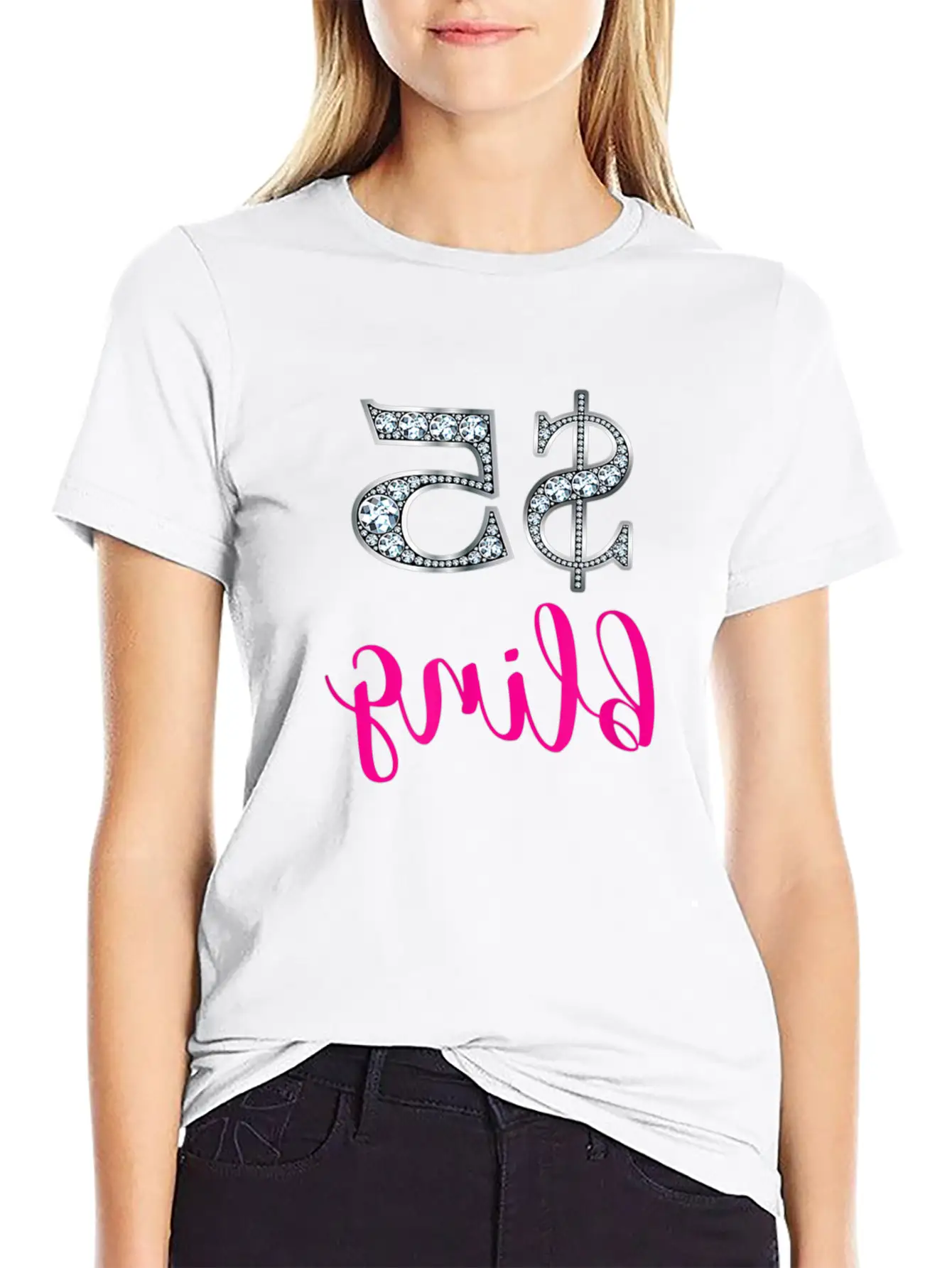 5 Bling Jewelry Consultant Reverse Mirror Live Sho Essential Unisex Summer Tee – Soft Cotton Casual Fit