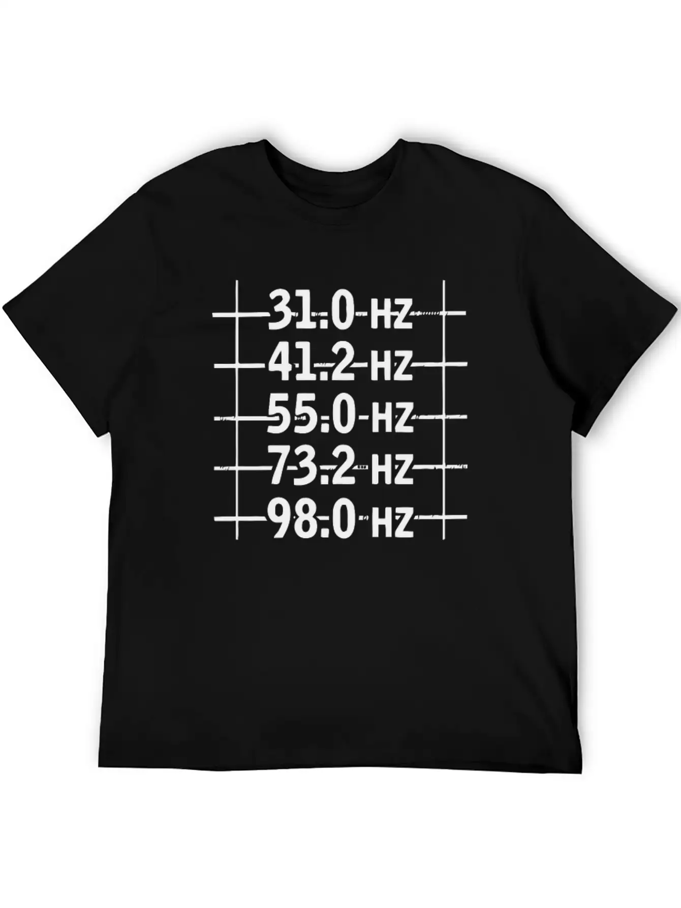 5 String Bass Frequencies Timeless Short Sleeve Tee – Comfy And Minimalist Design