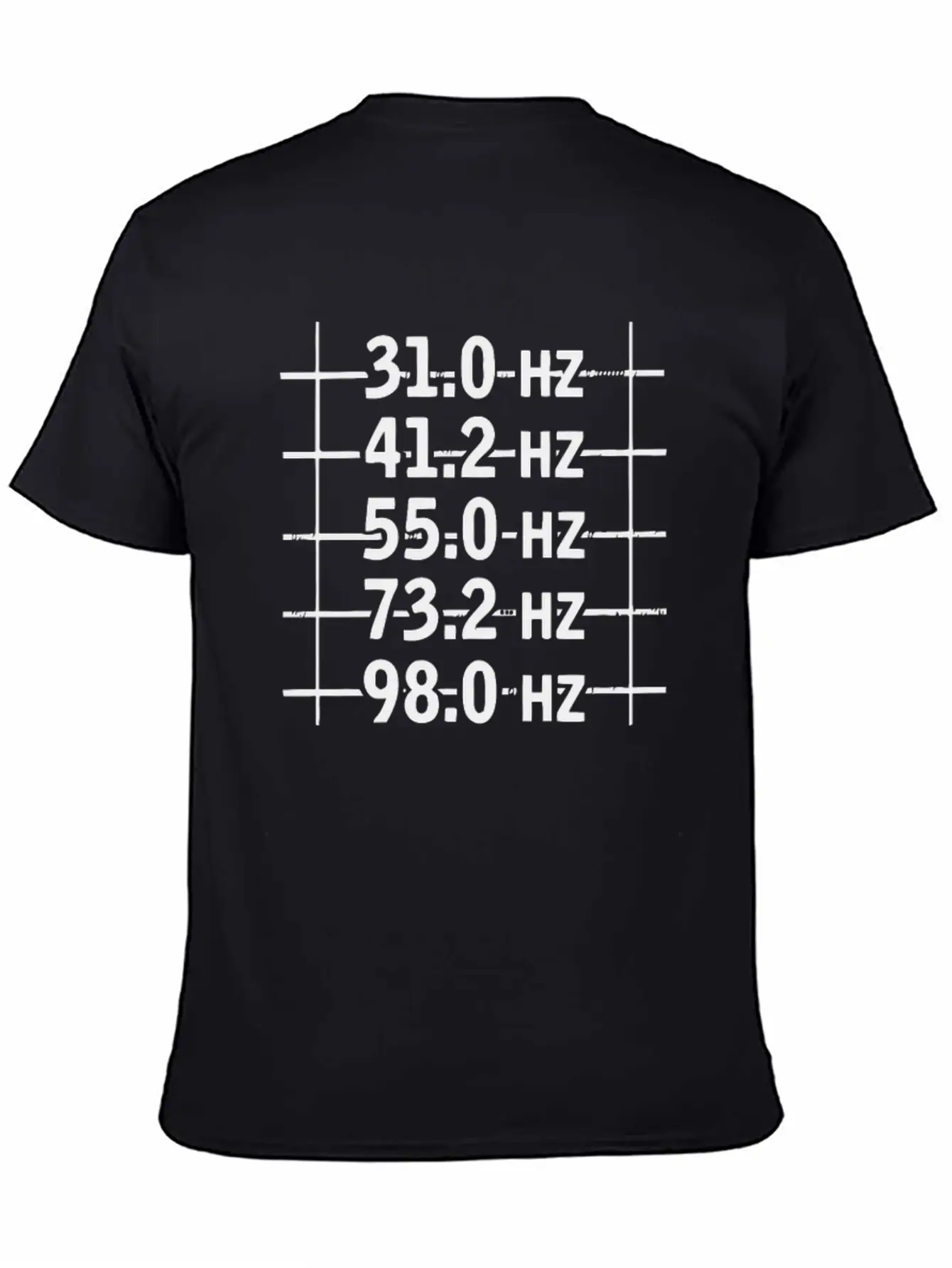 5 String Bass Frequencies Timeless Short Sleeve Tee – Comfy And Minimalist Design