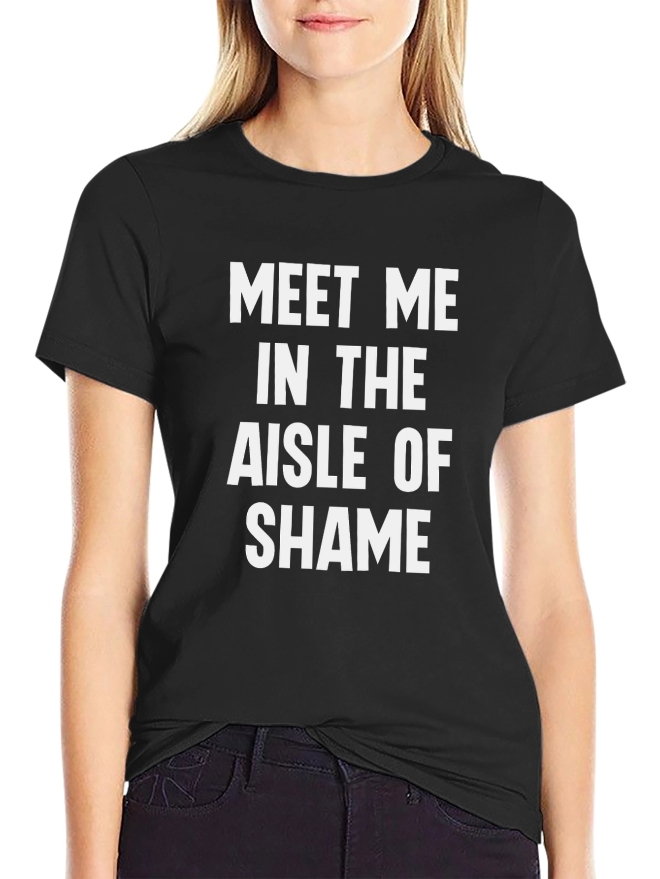 Meet Me in the Aisle of Shame Graphic T-Shirt