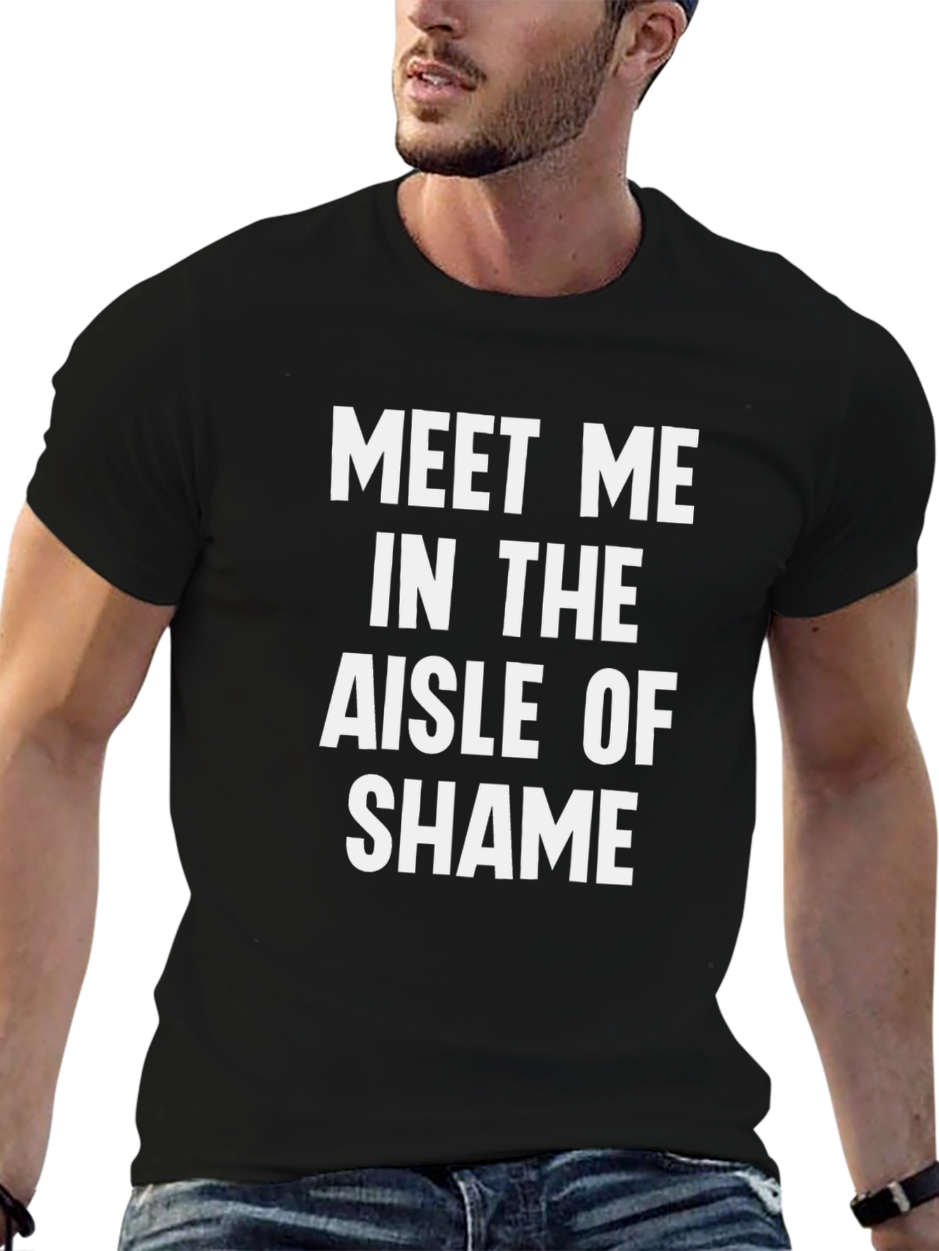 Meet Me in the Aisle of Shame Graphic T-Shirt