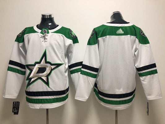 Men's Dallas Stars White Blank Player Jerseys
