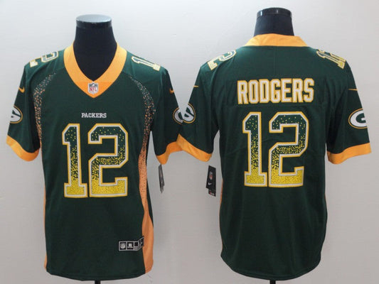 Men's Green Bay Packers Aaron Rodgers #12 Green Alternate Game Jerseys