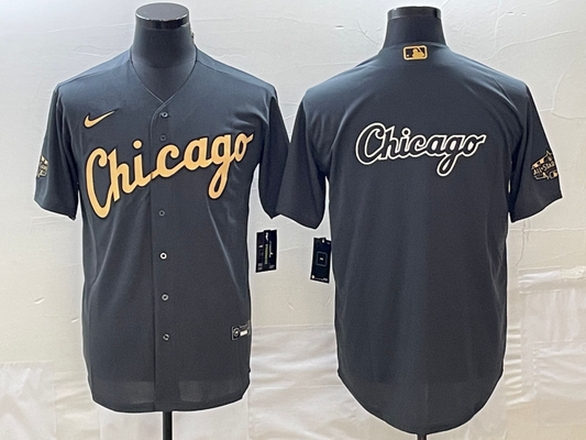 Men's Chicago White Sox Dark Gray Replica Game Jerseys