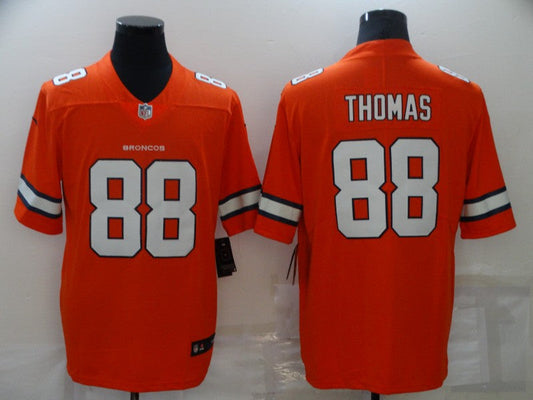 Men's Denver Broncos Demaryius Thomas #88 Orange Game Player Jerseys