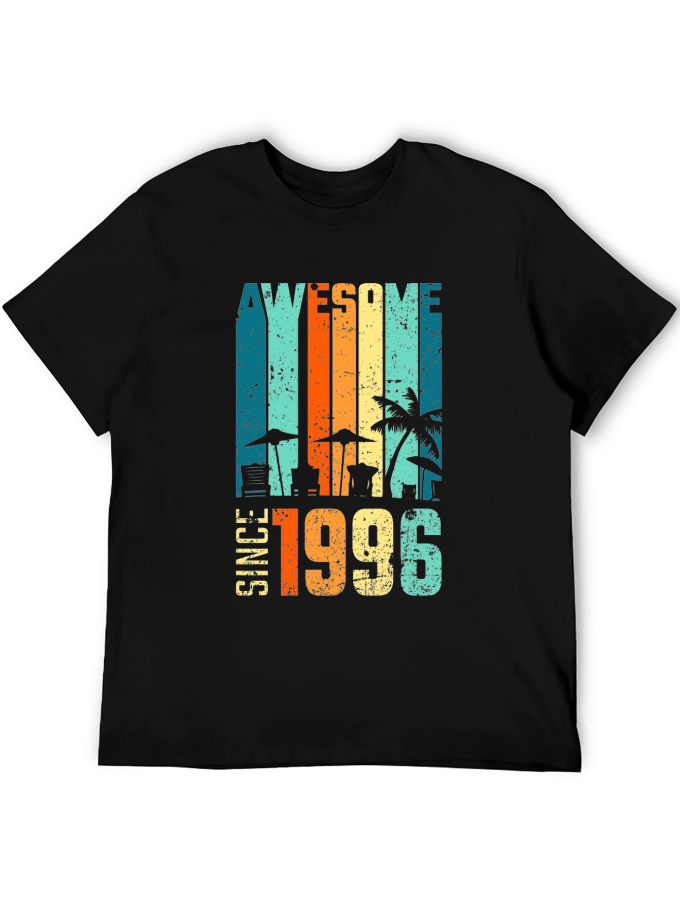 Awesome Since 1996 Beach Graphic T-Shirt