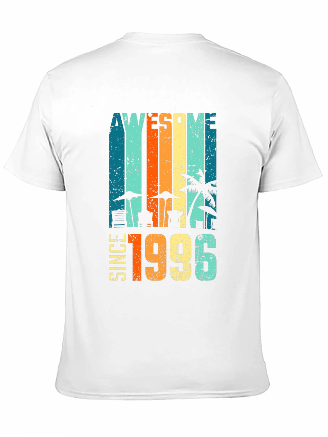 Awesome Since 1996 Beach Graphic T-Shirt