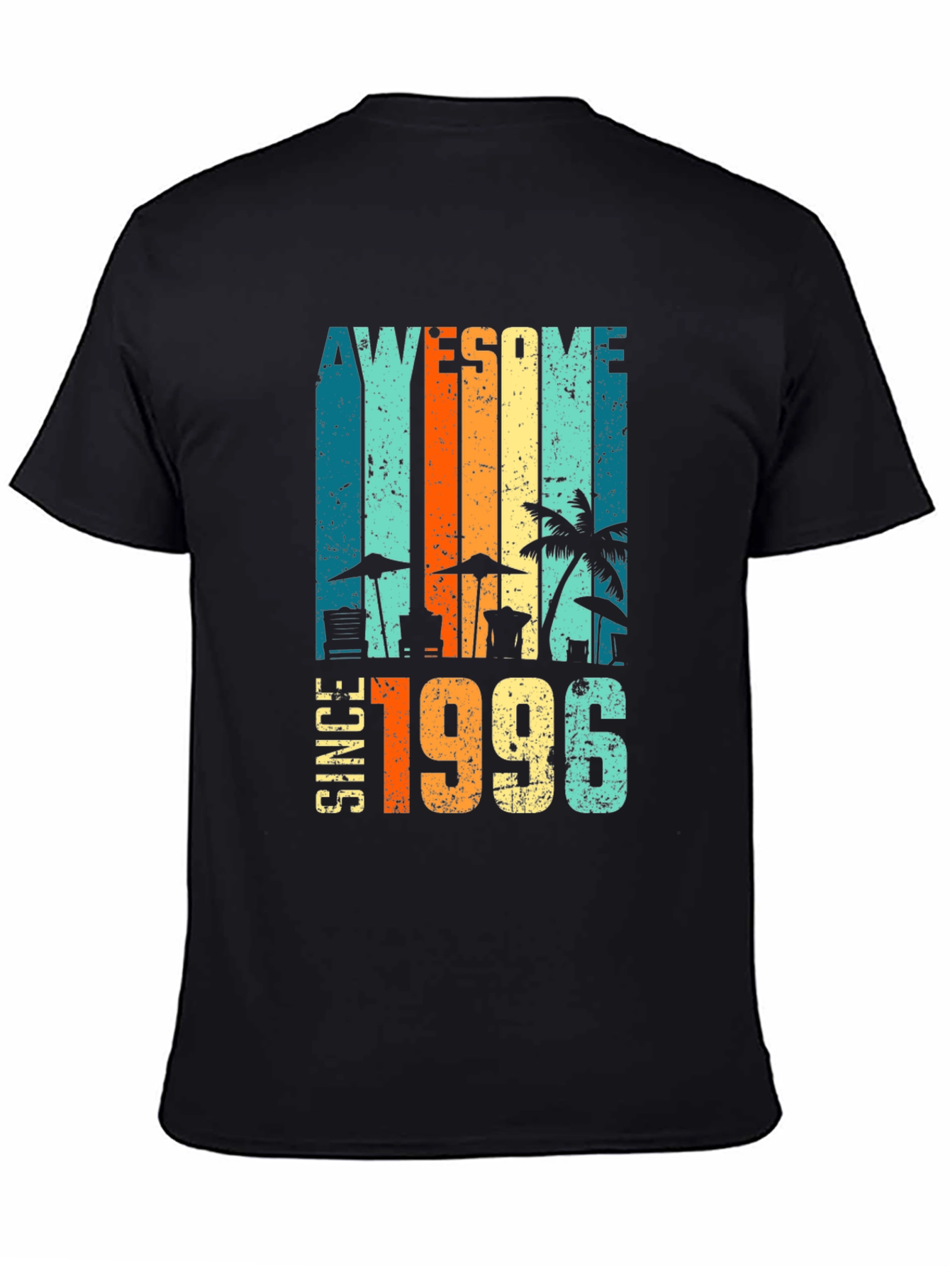 Awesome Since 1996 Beach Graphic T-Shirt