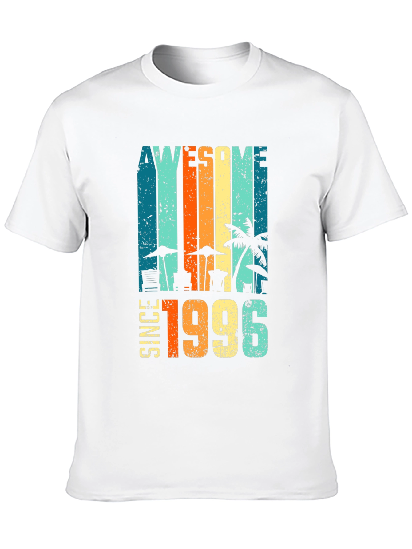 Awesome Since 1996 Beach Graphic T-Shirt